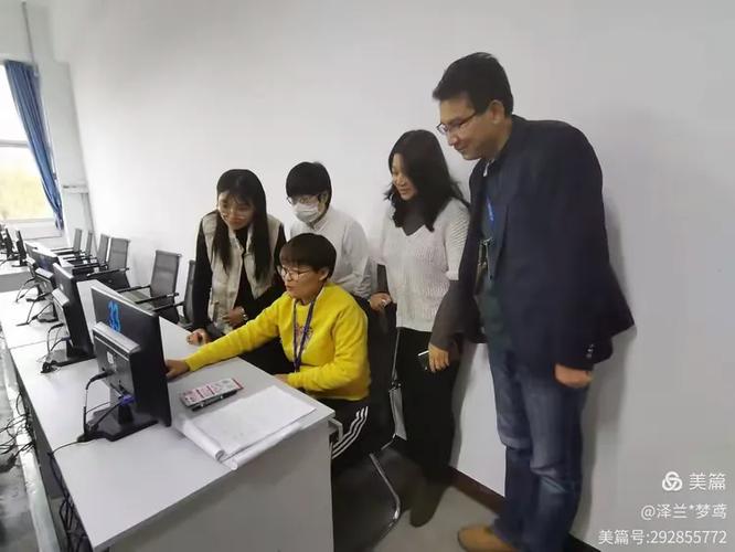 临沂市技师学院商务管理系计算机教研室开展新教师机房维护培训活动